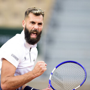 Joie de Benoit Paire (fra) - Internationaux de tennis de Roland Garros à Paris le 27 septembre 2020. © JB Autissier / Panoramic / Bestimage