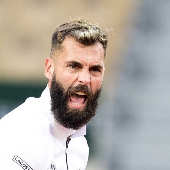 Joie de Benoit Paire (fra) - Internationaux de tennis de Roland Garros à Paris le 27 septembre 2020. © JB Autissier / Panoramic / Bestimage