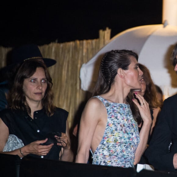 Charlotte Casiraghi et son mari Dimitri Rassam - Les célébrités arrivent à la soirée Chanel lors du 74ème Festival International du Film de Cannes