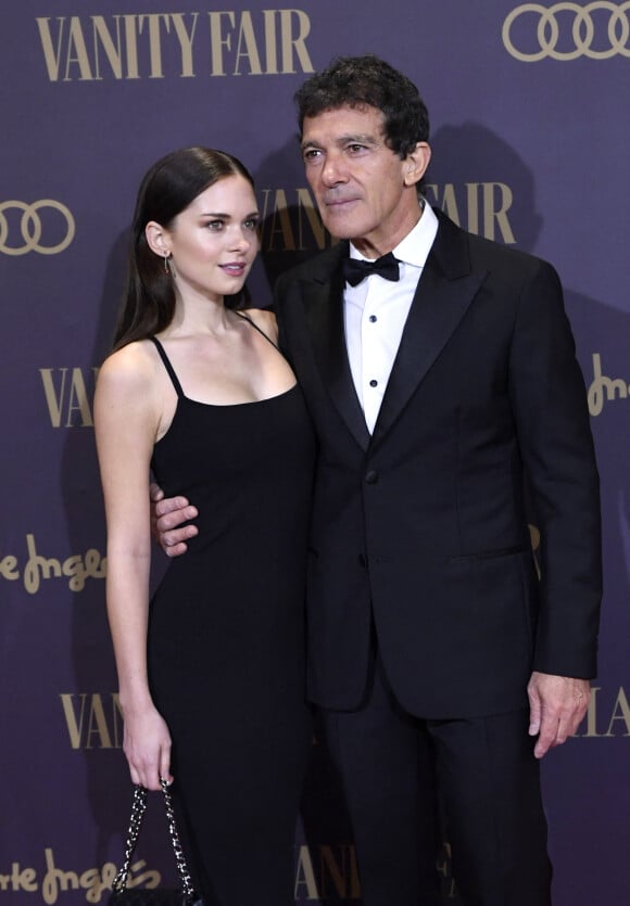 Antonio Banderas et sa fille Stella Banderas - Cérémonie des "Vanity Fair Personality of the Year Awards 2019" à Madrid, le 25 novembre 2019.