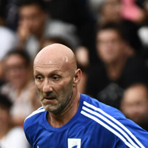 Fabien Barthez - Les champions du monde de 98 ont défié les rugbymen du Stade toulousain lors d'une rencontre caritative pour l'association de Pascal Olmeta "Un sourire, un espoir pour la vie" sur la pelouse du stade Ernest Wallon à Toulouse, France, le 10 juillet 2017. © Agence/Bestimage 