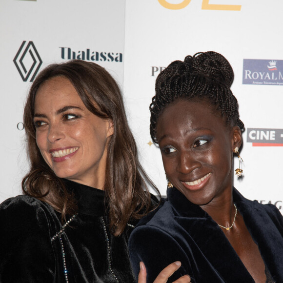 Bérénice Bejo, Eye Haïdara au photocall pour la ccérémonie de clôture du 32ème festival du film britannique de Dinard, France, le 2 octobre 2021. © Jeremy Melloul/Bestimage 