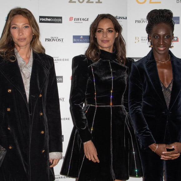 Laura Smet, Bérénice Bejo, Eye Haïdara au photocall pour la ccérémonie de clôture du 32ème festival du film britannique de Dinard, France, le 2 octobre 2021. © Jeremy Melloul/Bestimage 