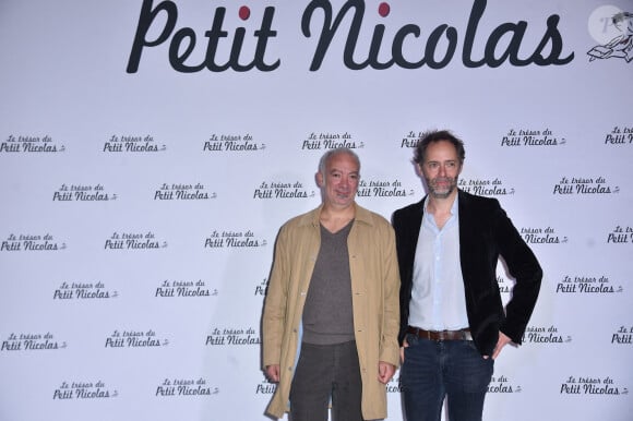 Mathias Gavarry, le réalisateur Julien Rappeneau - Avant première du film "Le trésor du Petit Nicolas" au Grand Rex à Paris le 03 octobre 2021