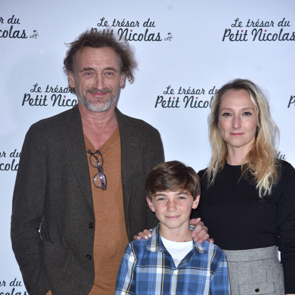 Jean-Paul Rouve, Audrey Lamy et Ilan Debrabant - Avant première du film "Le trésor du Petit Nicolas" au Grand Rex à Paris le 03 octobre 2021