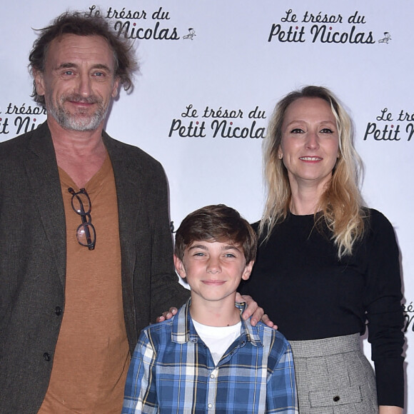 Jean-Paul Rouve, Audrey Lamy et Ilan Debrabant - Avant première du film "Le trésor du Petit Nicolas" au Grand Rex à Paris le 03 octobre 2021