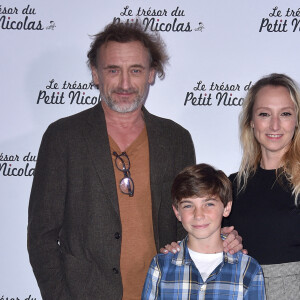 Jean-Paul Rouve, Audrey Lamy et Ilan Debrabant - Avant première du film "Le trésor du Petit Nicolas" au Grand Rex à Paris le 03 octobre 2021