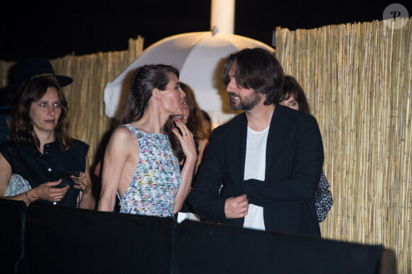 Charlotte Casiraghi et son mari Dimitri Rassam - Les célébrités arrivent à la soirée Chanel lors du 74ème Festival International du Film de Cannes