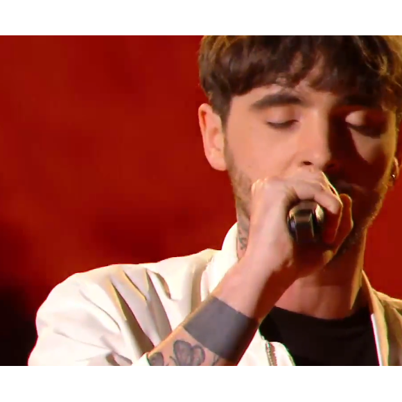 Anahy (équipe de Florent Pagny) face à Louis (équipe de Patrick Fiori) lors des cross-battles de "The Voice All Stars" - TF1