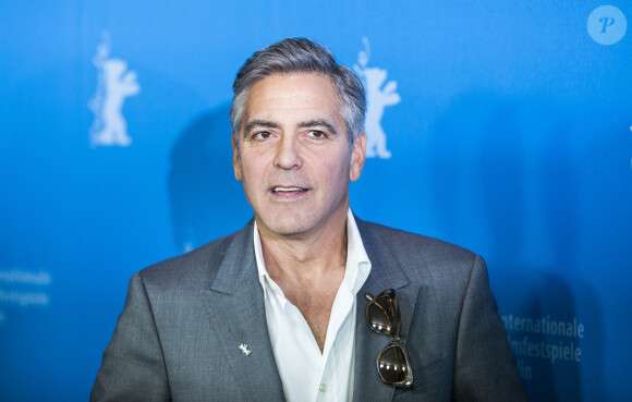 George Clooney lors du photocall du film 'The Monuments Men', au 64eme Festival International du Film de Berlin, le 8 février 2014. 
