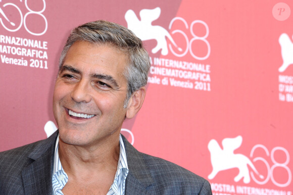 George Clooney durant le photocall du film "The Ides of March" à la 68eme édition Festival International de Venise, le 31 août 2011 ©SGP id 59241