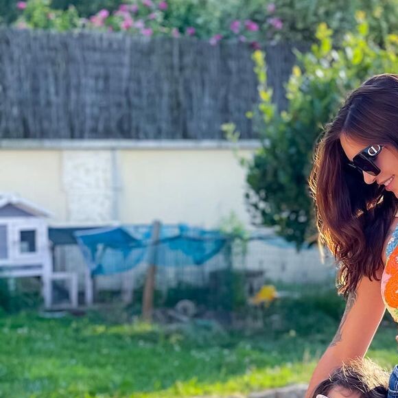 Julia Paredes avec Vittorio et Luna, août 2021