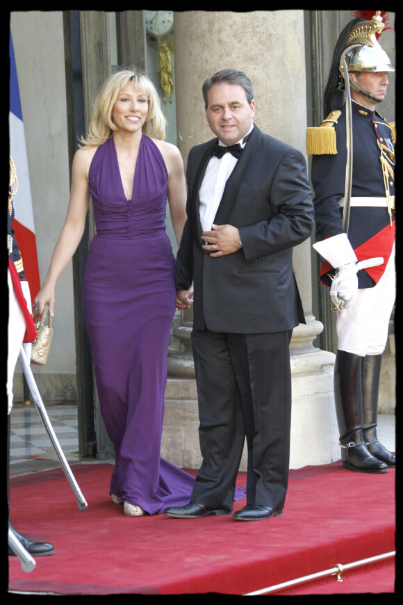 Xavier Bertrand et Emmanuelle Gontier - dîner avec l'émir du Quatar à l'Elysée en 2009