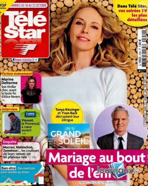 Couverture du magazine "Télé Star" du 11 octobre 2021