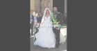 Mariage de Francisco de Borbón, futur duc de Séville : Sophie Karoly en robe meringue à la cathédrale