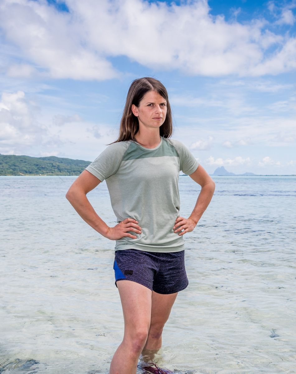 Clémentine dans "Koh-Lanta, La Légende", émission spéciale célébrant le vingtième anniversaire du jeu de survie de TF1.