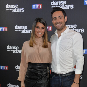 Camille Combal et Karine Ferri au photocall de la saison 10 de l'émission "Danse avec les stars" (DALS) au siège de TF1 à Boulogne-Billancourt, France, le 4 septembre 2019. © Veeren/Bestimage 