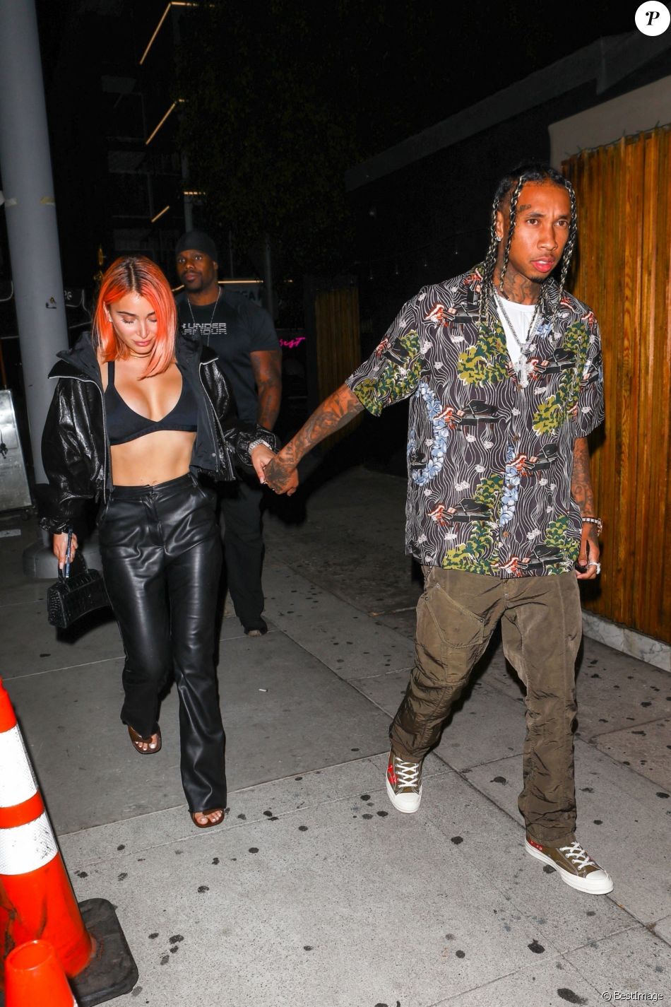 Exclusif - Tyga Et Sa Compagne Camaryn Swanson (les Cheveux Orange ...