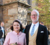 Le comte George Windsor et la comtesse Sylvana Palma - Mariage religieux du prince Alexander zu Schaumburg-Lippe et Mahkameh Navabi à Bückeburg, Allemagne le 9 octobre 2021.