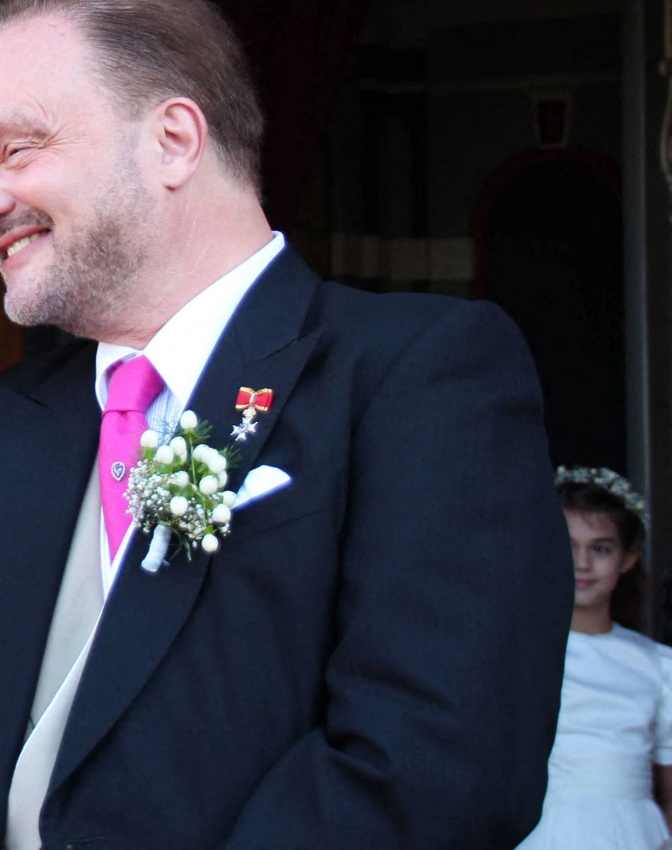 Mariage religieux du prince Alexander zu Schaumburg-Lippe et Mahkameh Navabi à Bückeburg, Allemagne le 9 octobre 2021.