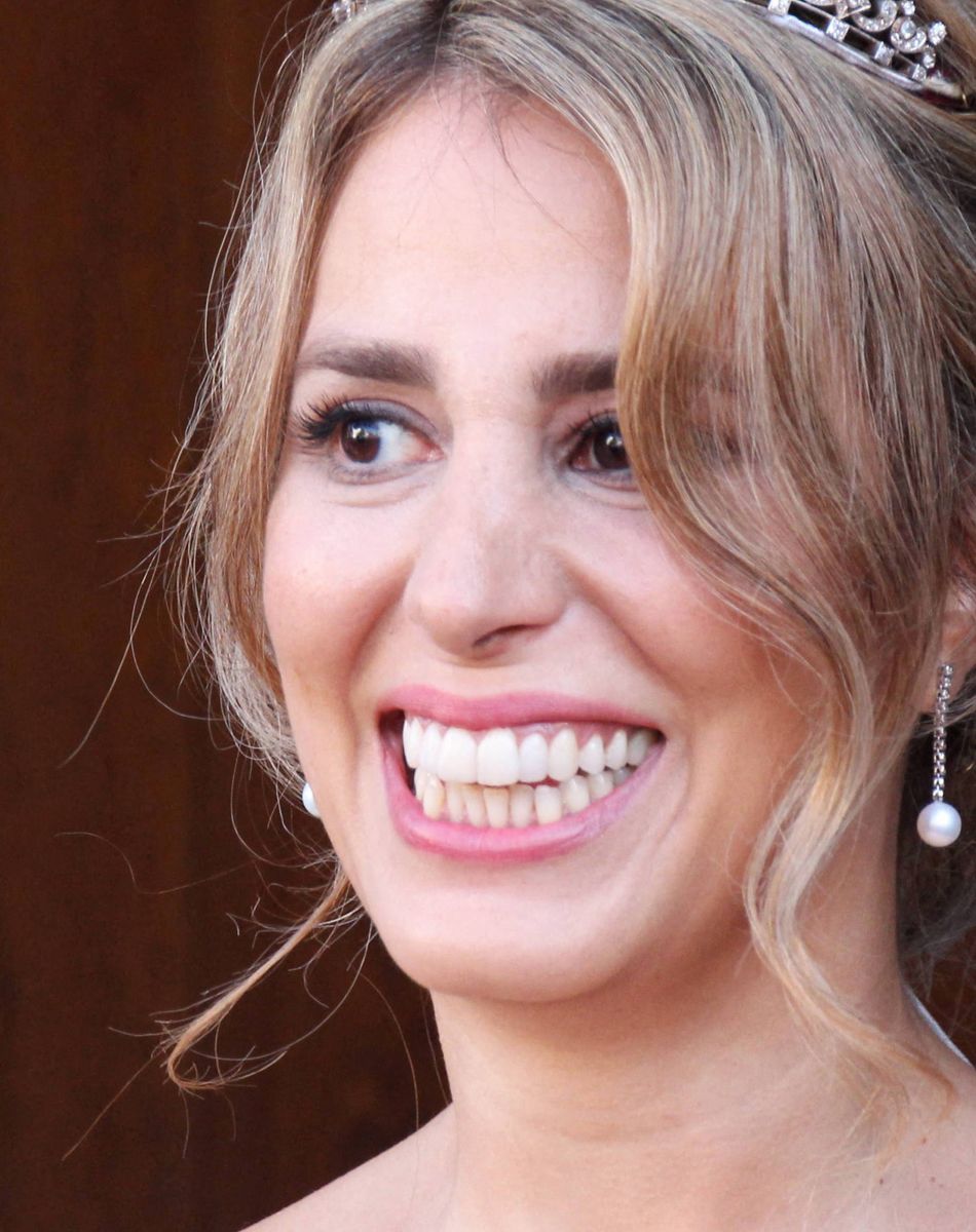 Mariage religieux du prince Alexander zu Schaumburg-Lippe et Mahkameh Navabi à Bückeburg, Allemagne le 9 octobre 2021.
