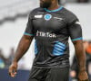 Teddy Riner - Match des héros entre l'équipe OM Legends et l'équipe UNICEF au stade Orange Velodrome à Marseille le 13 octobre 2021. Soutenu par la Fondation D. Drogba, Orange et l'Olympique de Marseille, l'Unicef a organisé cette rencontre afin de financer un projet d'accès à l'éducation en Côte d'Ivoire. La Team OM de légende s'impose 7-4 au stade Vélodrome face à la Team Unicef. © Jean-René Santin/Bestimage