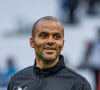 Tony Parker - Match des héros entre l'équipe OM Legends et l'équipe UNICEF au stade Orange Velodrome à Marseille le 13 octobre 2021. Soutenu par la Fondation D. Drogba, Orange et l'Olympique de Marseille, l'Unicef a organisé cette rencontre afin de financer un projet d'accès à l'éducation en Côte d'Ivoire. La Team OM de légende s'impose 7-4 au stade Vélodrome face à la Team Unicef. © Jean-René Santin/Bestimage