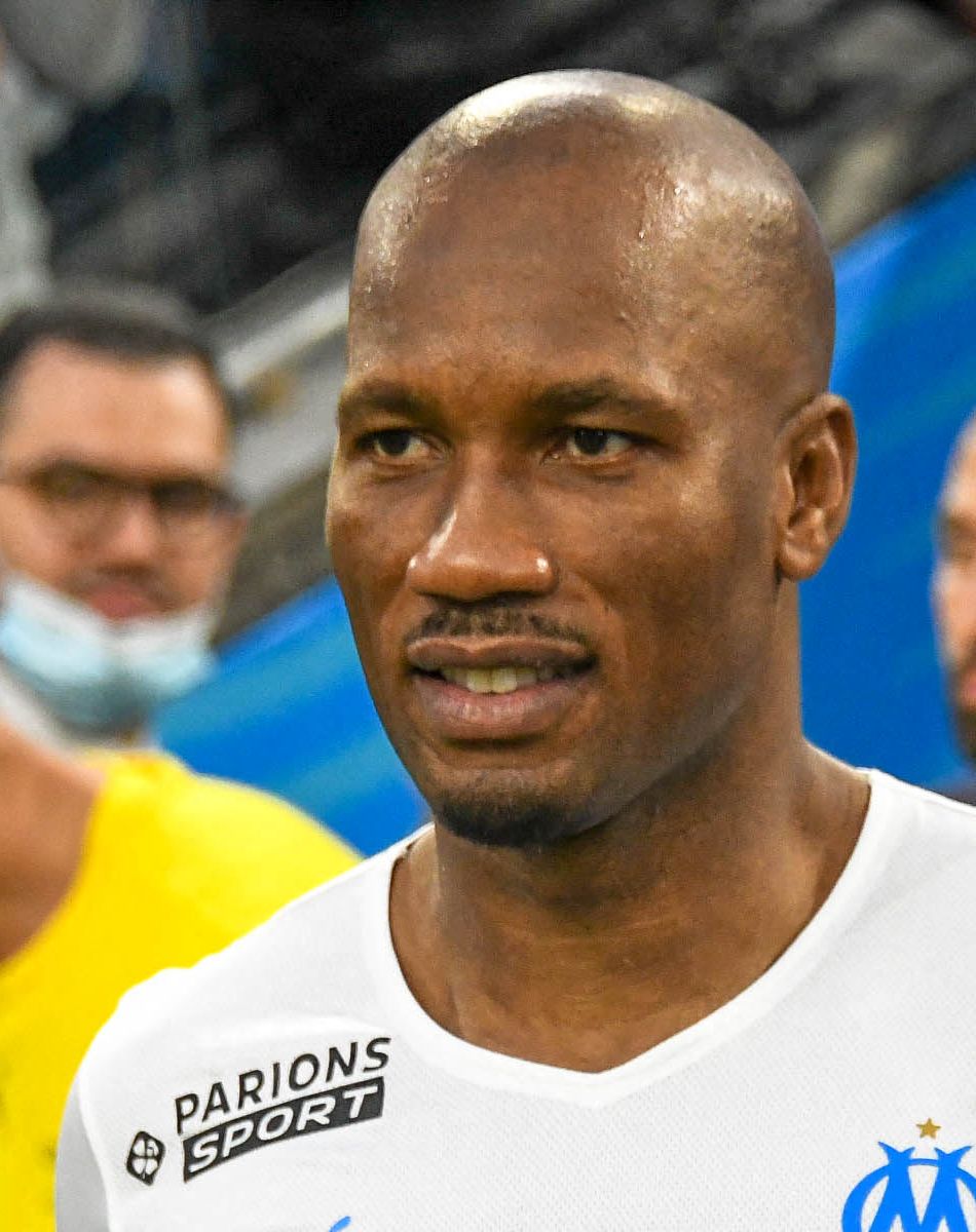 Didier Drogba - Match des héros entre l'équipe OM Legends et l'équipe UNICEF au stade Orange Velodrome à Marseille le 13 octobre 2021. Soutenu par la Fondation D. Drogba, Orange et l'Olympique de Marseille, l'Unicef a organisé cette rencontre afin de financer un projet d'accès à l'éducation en Côte d'Ivoire. La Team OM de légende s'impose 7-4 au stade Vélodrome face à la Team Unicef. © Jean-René Santin/Bestimage