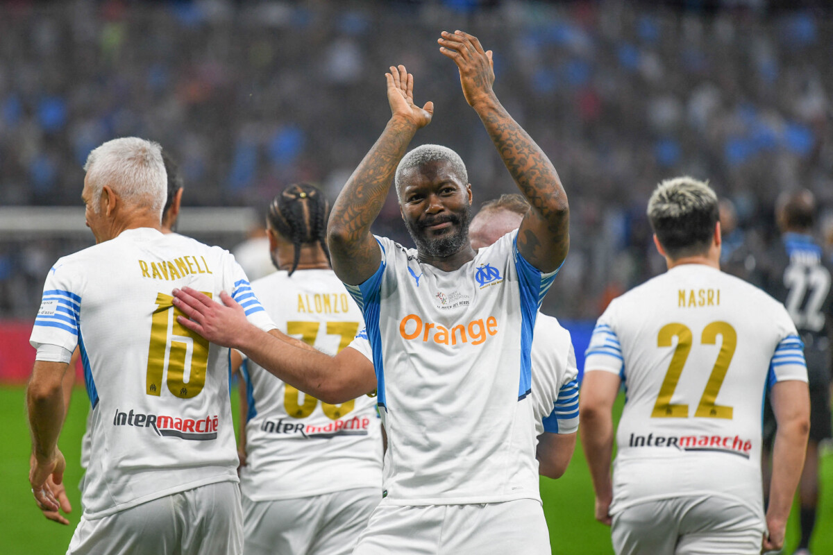 Maillot Pro OM Marseille - Drogba - Match Des Héros 2021-2022 - Taille M