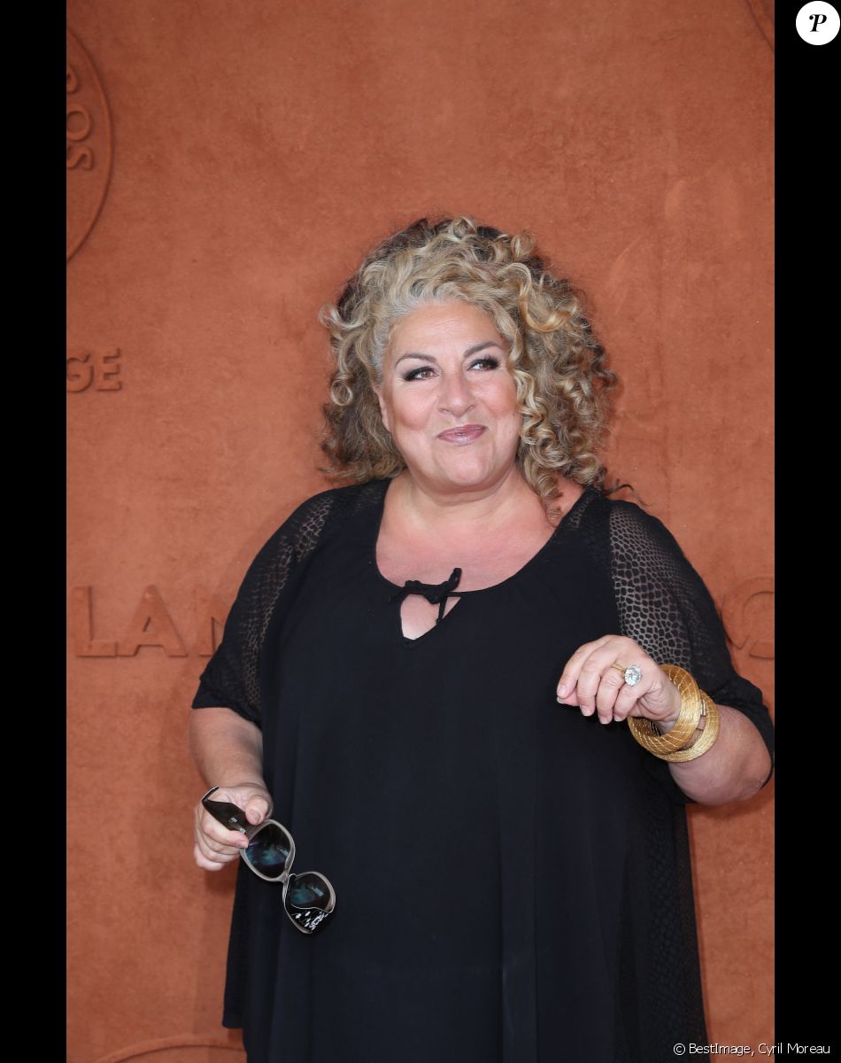 Marianne James au village lors des internationaux de tennis de Roland Garros à Paris, le 9 juin 2018. © Cyril Moreau/Bestimage