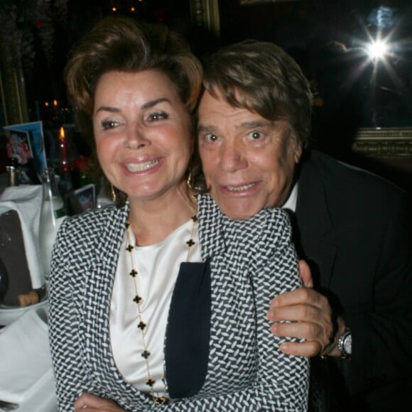 Bernard Tapie et sa femme Dominique - Michou fête ses 85 ans et les 60 ans de son cabaret à Paris.