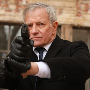 Francis Huster - Tournage du téléfilm policier "Meurtres sur les îles du Frioul" © Franz Chavaroche/Nice Matin/Bestimage