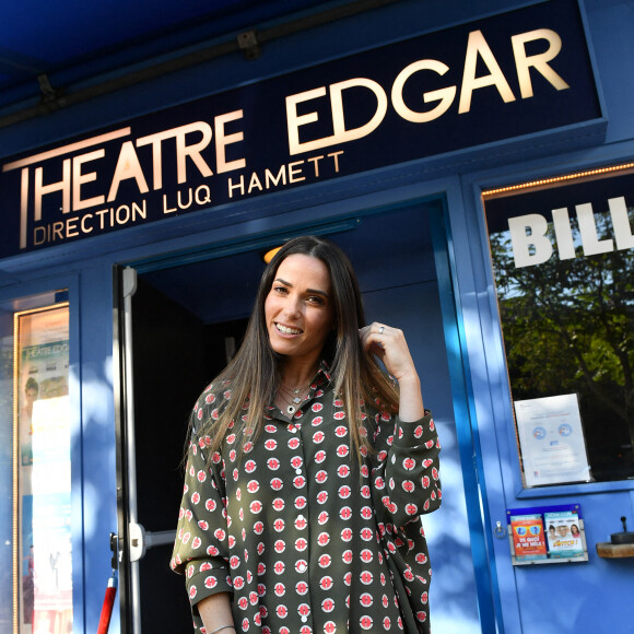 Exclusif - Capucine Anav - Filage de la pièce de théâtre " Le Switch" au théâtre Edgar à Paris le 25 septembre 2021 © Veeren / Bestimage 