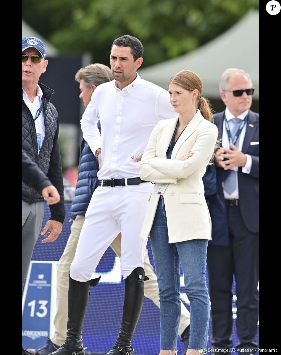 Jennifer Katharine Gates et Nayel Nassar - Les personnalités assistent au Longines Paris Eiffel Jumping au Champ de Mars. © JB Autissier / Panoramic / Bestimage