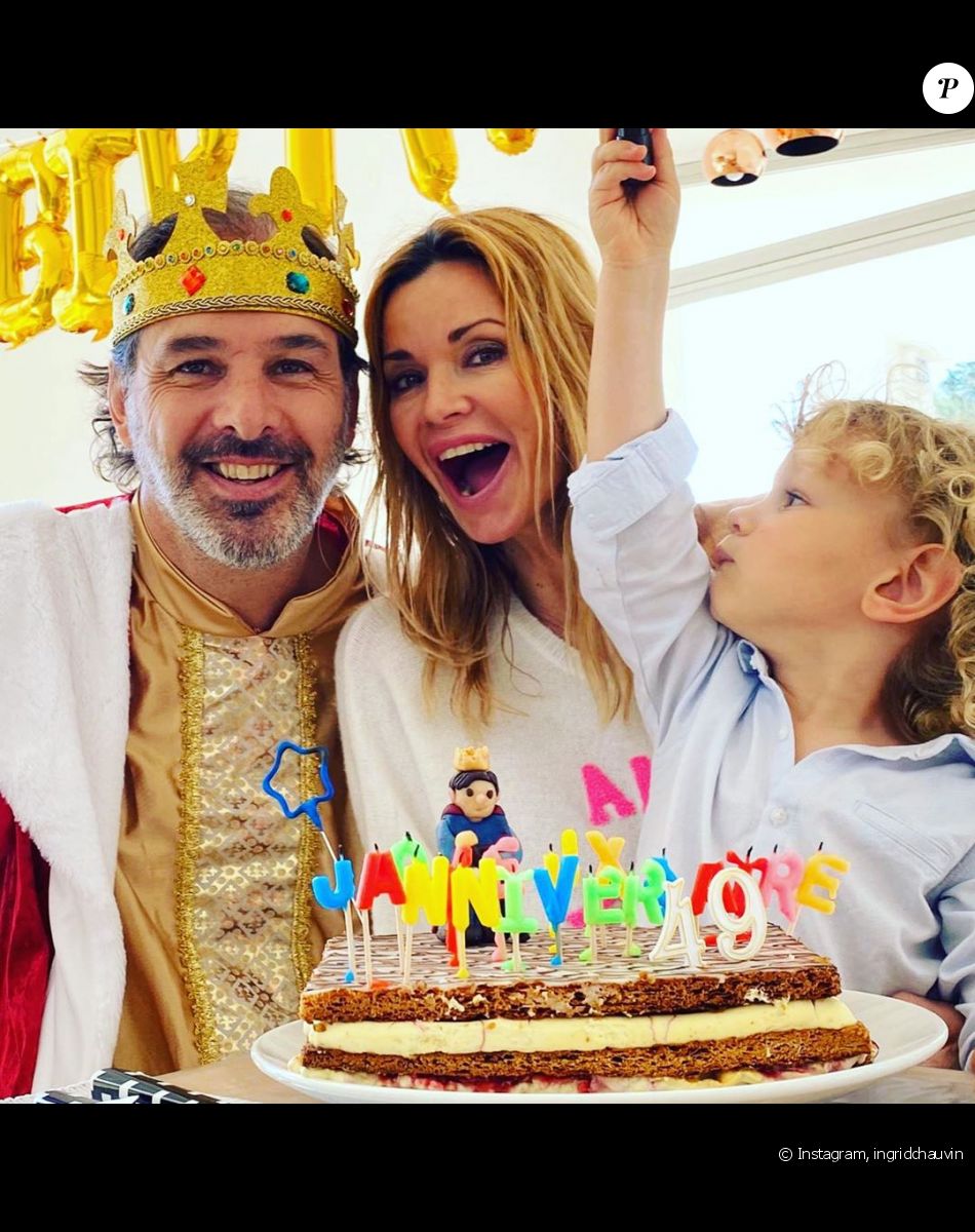 Ingrid Chauvin et Tom fêtent l'anniversaire de Thierry Peythieu, le 1er mars 2020