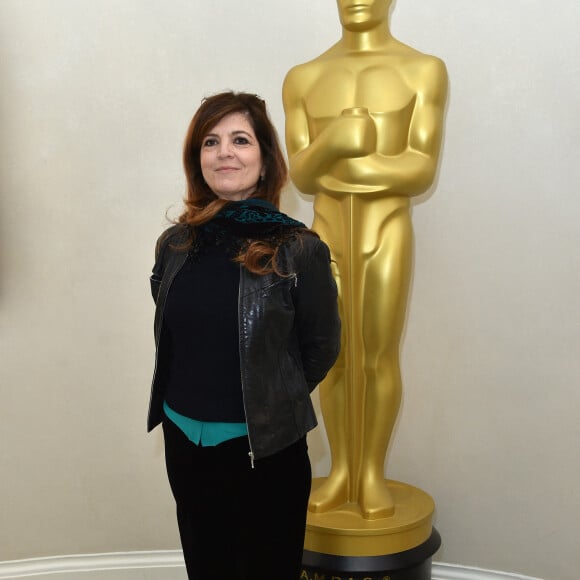 Exclusif - Agnès Jaoui - Remise du prix Gold Fellowship récompensant le travail d'une jeune réalisatrice ou productrice française en partenariat avec Unifrance lors du déjeuner de la Women's Oscars Academy à l'Hôtel Lutétia à Paris le 3 mars 2020. © Giancarlo Gorassini/Bestimage