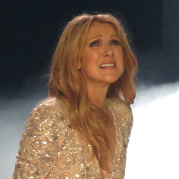 Céline Dion sur scène au Caesars Palace à Las Vegas