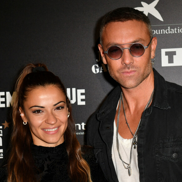 Denitsa Ikonomova et Maxime Dereymez - Visite privée de l'exposition Cinémode par Jean-Paul Gaultier à la cinémathèque française à Paris le 3 octobre 2021. © Veeren Ramsamy - Christophe Clovis/Bestimage