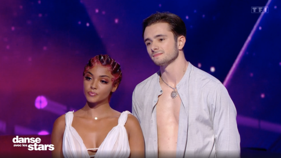 Wejdene et Samuel Texier éliminés de "Danse avec les stars", sur TF1 vendredi 22 octobre 2021.