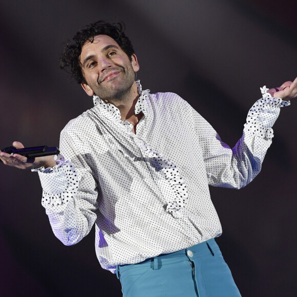 Mika en concert à Padoue en Italie.