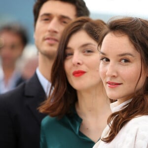 Jérémie Elkaïm, Valérie Donzelli, Anaïs Demoustier - Photocall du film "Marguerite & Julien" lors du 68e Festival international du film de Cannes. Le 19 mai 2015.