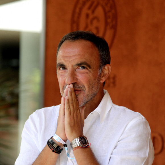 Nikos Aliagas au village des Internationaux de France de Roland Garros à Paris le 11 juin 2021. © Dominique Jacovides / Bestimage 