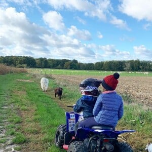 Les enfants d'Alessandra Sublet et Clément Miserez, octobre 2020