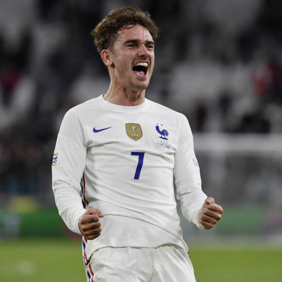 Antoine Griezmann - Match de football en ligue des Nations : La France bat la Belgique 3-2 au Juventus Stadium à Turin le 8 octobre 2021. © Inside/Panoramic/Bestimage