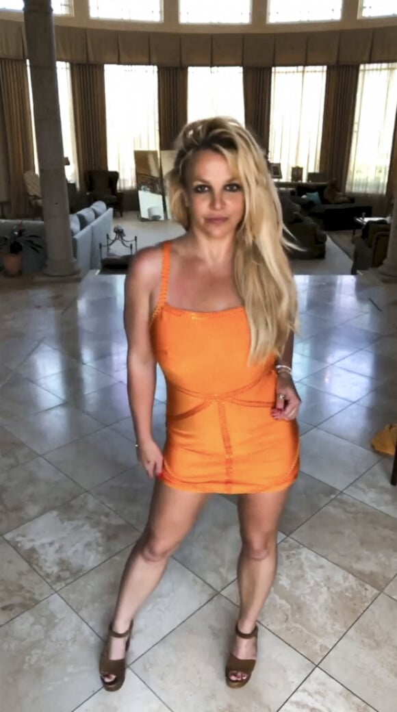 Britney Spears sur les réseaux sociaux. Los Angeles, le 5 août 2021. 