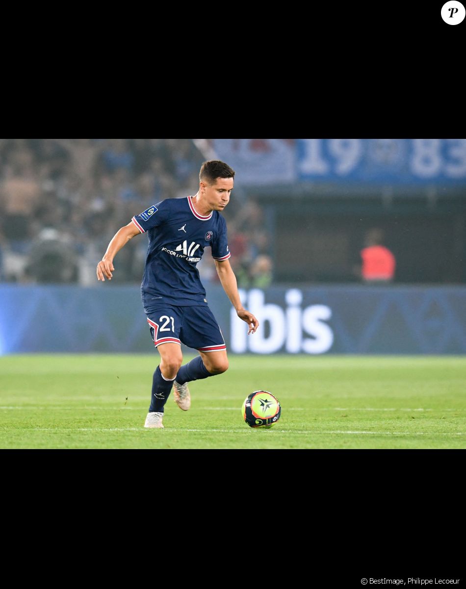 Ander Herrera - Match de football en ligue 1 Uber Eats : Le PSG (Paris Saint-Germain) remporte la victoire 4-2 contre Strasbourg au Parc des Princes le 14 août 2021. Pas de jauge pour ce match, le Parc des Princes est rempli au maximum de sa capacité, une première depuis 18 mois. © Philippe Lecoeur / Panoramic / Bestimage