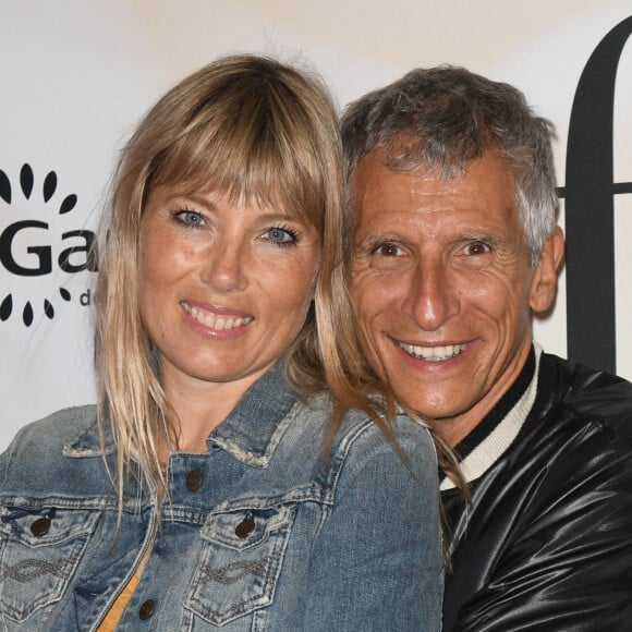 Nagui et sa femme Mélanie Page - Avant-première du film "Les fantasmes" au cinéma Pathé Wepler à Paris. Le 24 juin 2021 © Coadic Guirec / Bestimage