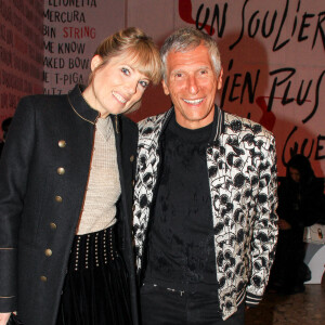 Nagui et sa femme Mélanie Page lors du vernissage de l'exposition consacrée à l'oeuvre et l'imaginaire de Christian Louboutin "l'Exhibitionniste' (L'Exibition[niste]) au Palais de la Porte Dorée, à Paris, France, le 24 février 2020. © Philippe Baldini/Bestimage