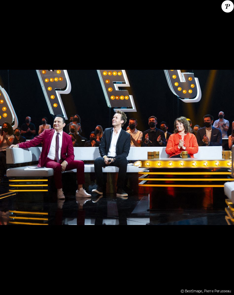 Exclusif - Jean-Marc Généreux, Cyril Féraud, Anne Roumanoff - Enregistrement de l'émission "Spectaculaire" à Paris, qui sera diffusée le 30 octobre sur France 2 © Pierre Perusseau / Bestimage