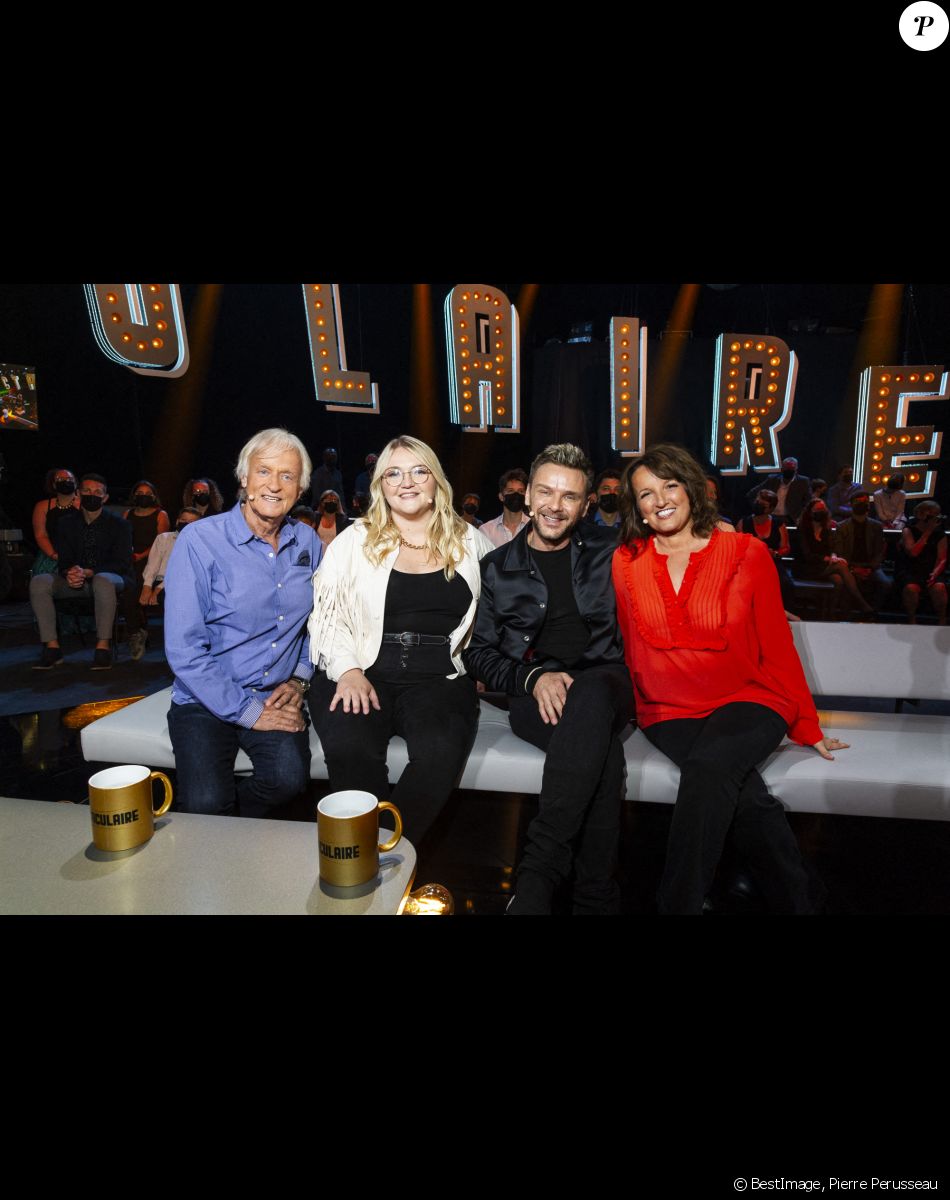 Exclusif - Dave, Lola Dubini, Jean-Philippe Janssens et Anne Roumanoff - Enregistrement de l'émission "Spectaculaire" à Paris, qui sera diffusée le 30 octobre sur France 2 © Pierre Perusseau / Bestimage